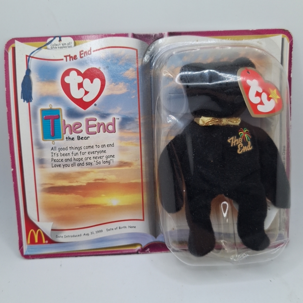 McDonald's The End The Bear Beanie Baby